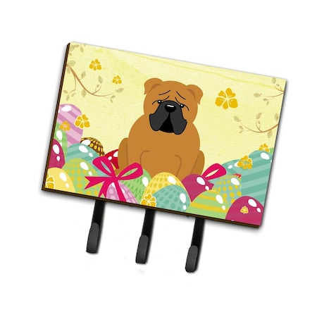 Jensendistributionservices Easter Eggs English Bulldog Red Leash or Key Holder MI1715210